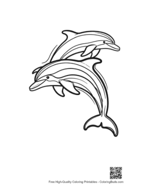 Thumbnail: Two Playful Dolphins Leaping Joyfully