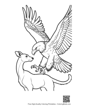 Thumbnail: Golden Eagle Diving on Fawn