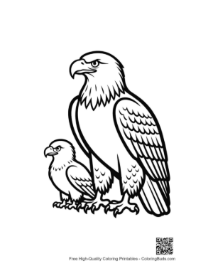 Thumbnail: Majestic Bald Eagle and Chick