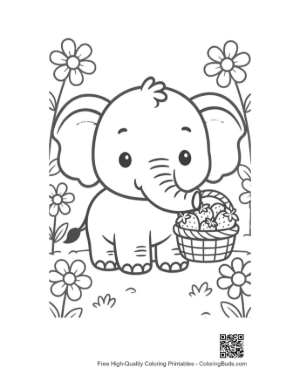 Thumbnail: African Elephant Printable