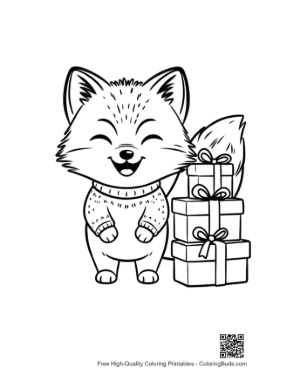 Thumbnail: Arctic Fox Printable