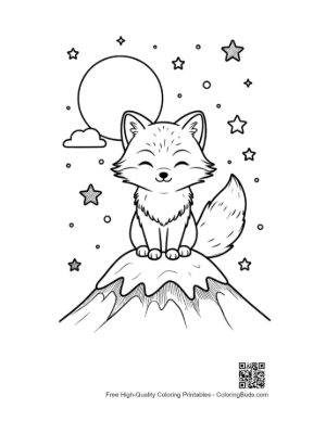 Thumbnail: Arctic Fox Printable