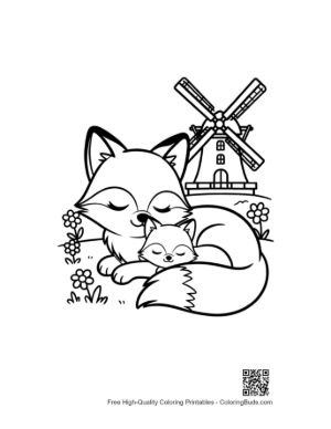Thumbnail: Red Fox Printable