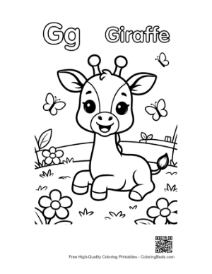 Thumbnail: Download Cute Giraffe Printable