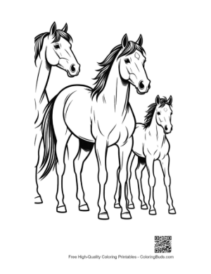 Thumbnail: Three Racehorses Family Lineup