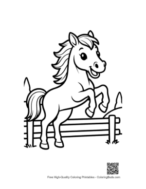 Thumbnail: Cute Wild Horse Printable