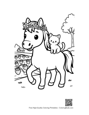 Thumbnail: Cute Wild Horse Printable