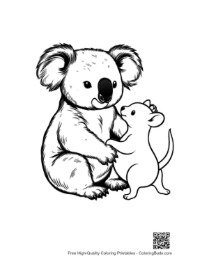 Thumbnail: Koala and Mouse on Eucalyptus