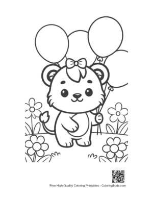 Thumbnail: Lioness Printable