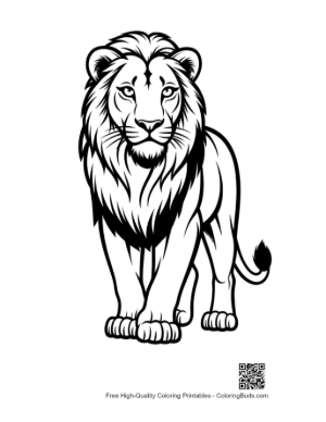 Thumbnail: Majestic Lion Standing Proudly