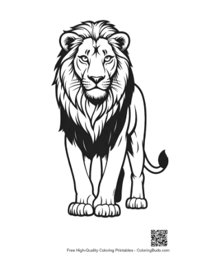 Thumbnail: Majestic Lion Standing Proudly