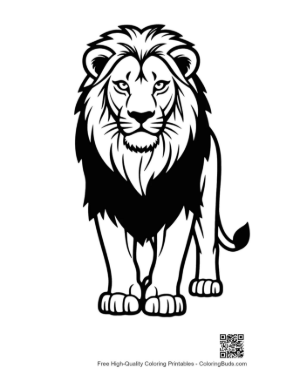 Thumbnail: Mighty Male Lion Staring Boldly