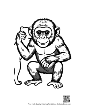 Thumbnail: Chimpanzee Hugging Cute Teddy Bear