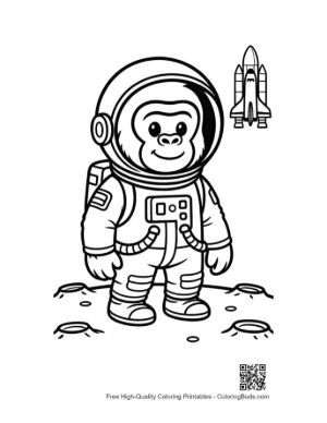 Thumbnail: Gorilla Printable
