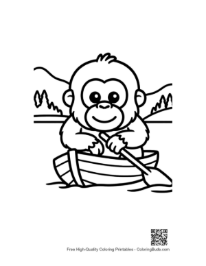 Thumbnail: Free Orangutan Printable