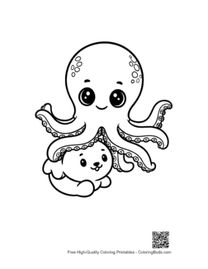 Thumbnail: Cute Octopus Hugging Adorable Puppy