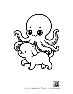 Thumbnail: Cute Octopus Hugging Fluffy Puppy