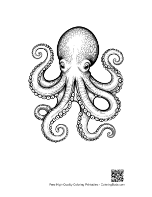 Thumbnail: Gigantic Octopus Ink Drawing