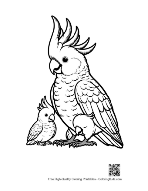 Thumbnail: Cockatoo Mother Cuddling Her Chick