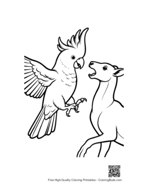 Thumbnail: Cockatoo Squawking at Curious Goat
