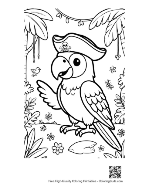 Thumbnail: Cockatoo to Color Printable