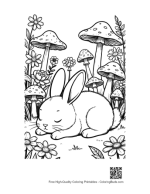 Thumbnail: Bunny Rabbit for Kids Printable