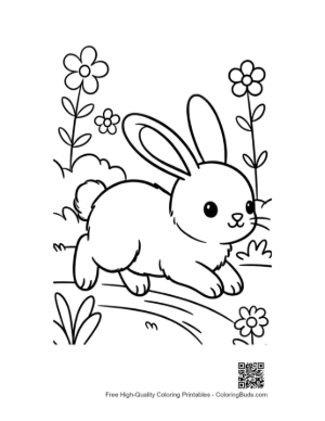 Thumbnail: Download Cute Bunny Rabbit for Kids Printable