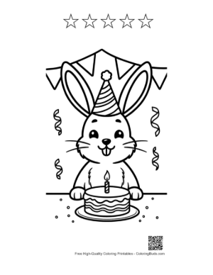 Thumbnail: Easy Jackrabbit Printable and 5 Star Outline
