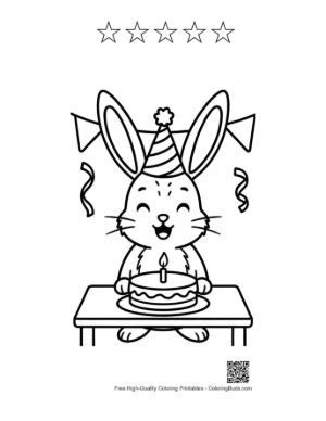 Thumbnail: Jackrabbit for Kids Printable and 5 Star Outline