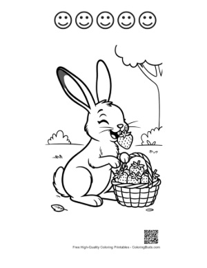 Thumbnail: Jackrabbit Printable and 5 Happy Face Outline