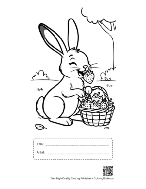 Thumbnail: Jackrabbit Printable with Title and Artist Box