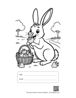 Thumbnail: Jackrabbit Printable with Title and Artist Box