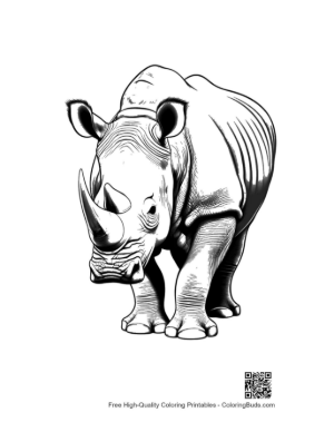 Thumbnail: Majestic White Rhino Stands Boldly