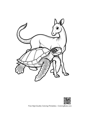 Thumbnail: Green Sea Turtle and Mythical Deer Friend