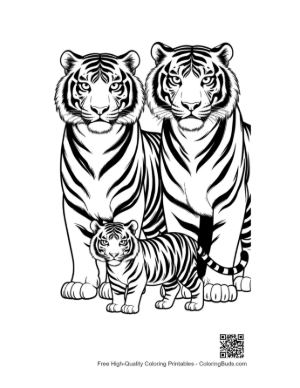 Thumbnail: Bengal Tiger Family Portrait