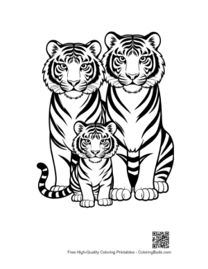 Thumbnail: Bengal Tiger Family Portrait