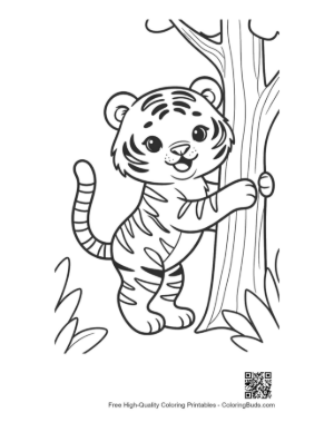 Thumbnail: Cute Bengal Tiger Printable