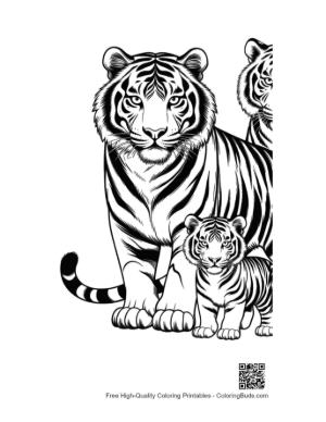 Thumbnail: Siberian Tiger Family Portrait