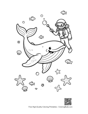 Thumbnail: Download Blue Whale for Kids Printable