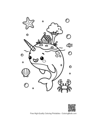 Thumbnail: Narwhal Printable