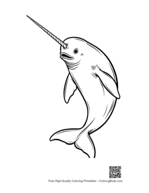 Thumbnail: Playful Narwhal Leaping with Tusk