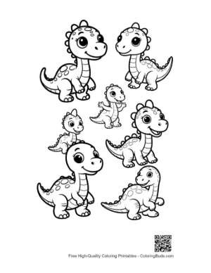 Thumbnail: Adorable Baby Dinosaurs in Cute Poses