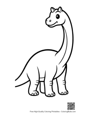 Thumbnail: Cheerful Brachiosaurus Standing Tall