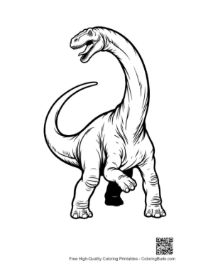 Thumbnail: Roaring Diplodocus with Long Neck