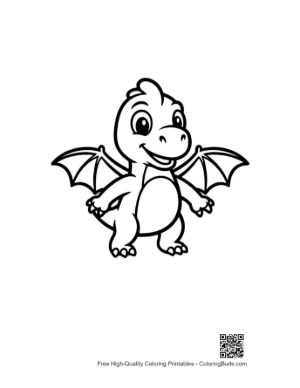 Thumbnail: Cute Cartoon Pterodactyl Dino