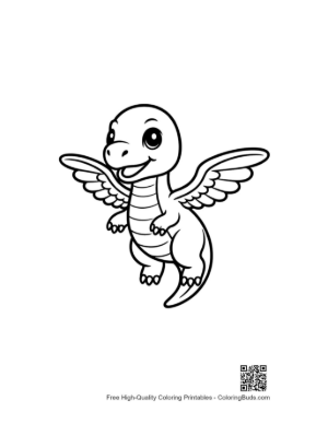 Thumbnail: Cute Pterodactyl Soaring Playfully