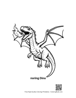 Thumbnail: Roaring Fire-Breathing Pterodactyl in Flight