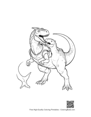 Thumbnail: Stegosaurus Wrestling Armored Carnotaurus