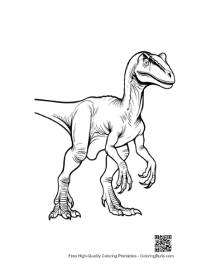 Thumbnail: Fierce Velociraptor Stalking Prey