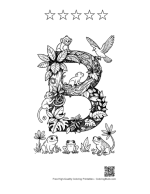 Thumbnail: Download Letter A-Z Printable and 5 Star Outline